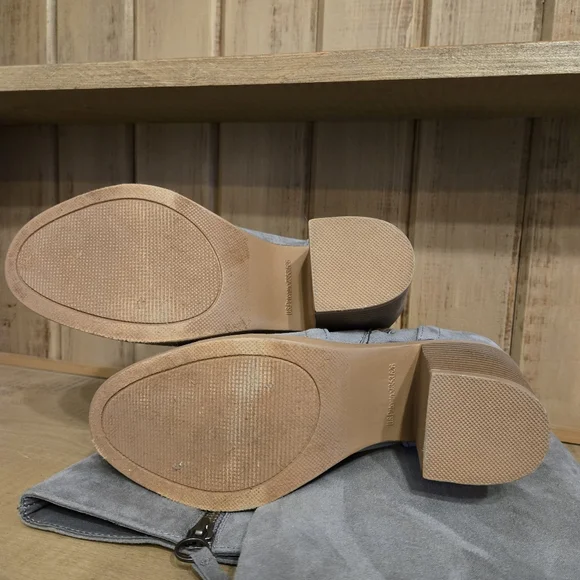 Kohls Tall Heeled Boots Gray Womens Size 7 - Picture 8 of 13